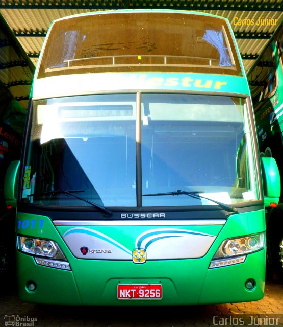 Charllestur Ônibus de Turismo 1011 na cidade de Goiânia, Goiás, Brasil, por Carlos Júnior. Número da foto: #1256927.