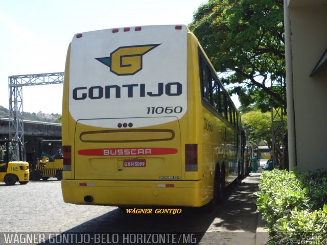 Empresa Gontijo de Transportes 11060 na cidade de Belo Horizonte, Minas Gerais, Brasil, por Wagner Gontijo Várzea da Palma-mg. Número da foto: #1314151.