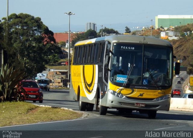 Viação Santa Edwiges 6260 na cidade de Belo Horizonte, Minas Gerais, Brasil, por Adão Raimundo Marcelino. ID da foto: 1315470.