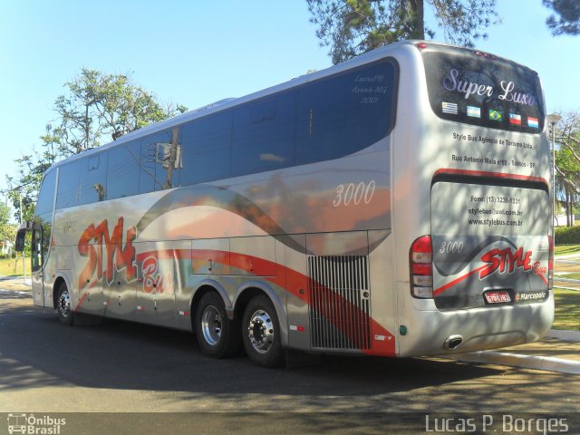 Style Bus 3000 na cidade de Araxá, Minas Gerais, Brasil, por Lucas Borges . ID da foto: 1313817.