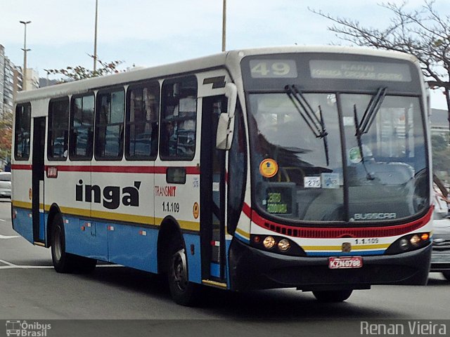 Auto Lotação Ingá 1.1.109 na cidade de Niterói, Rio de Janeiro, Brasil, por Renan Vieira. Número da foto: #1314314.