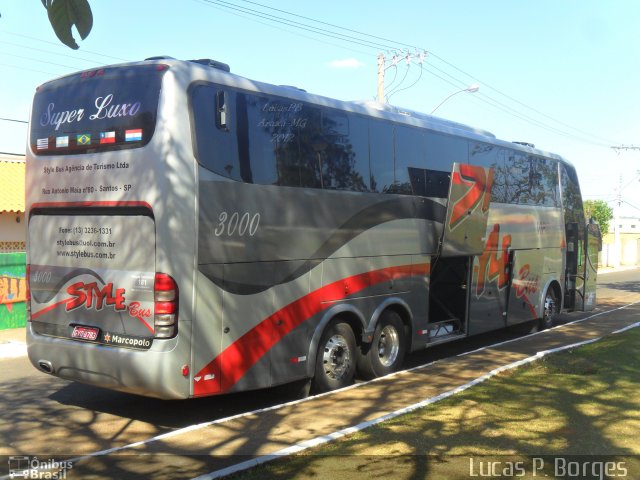 Style Bus 3000 na cidade de Araxá, Minas Gerais, Brasil, por Lucas Borges . ID da foto: 1313808.