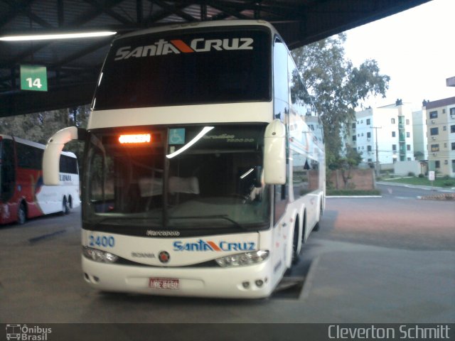 VUSC - Viação União Santa Cruz 2400 na cidade de Santa Maria, Rio Grande do Sul, Brasil, por Cleverton Schmitt. Número da foto: #1260469.