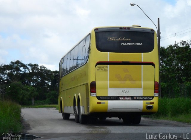 Viação Itapemirim 5063 na cidade de Recife, Pernambuco, Brasil, por Luiz Carlos de Santana. ID da foto: 1260272.