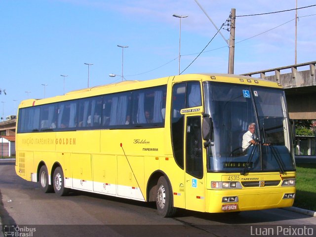 Viação Itapemirim 45315 na cidade de Vitória, Espírito Santo, Brasil, por Luan Peixoto. ID da foto: 1259072.