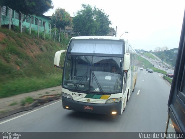 Empresa Gontijo de Transportes 12435 na cidade de Belo Horizonte, Minas Gerais, Brasil, por Vicente Queiroz. ID da foto: 1260635.