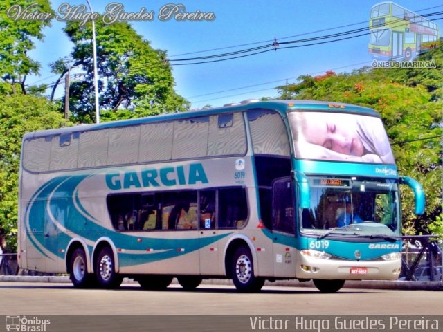 Viação Garcia 6019 na cidade de Maringá, Paraná, Brasil, por Victor Hugo Guedes Pereira. ID da foto: 1259488.