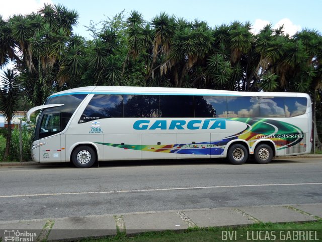Viação Garcia 7886 na cidade de Curitiba, Paraná, Brasil, por Lucas Gabriel. Número da foto: #1259858.