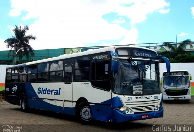 Sideral Transportes e Turismo 0013 na cidade de Goiânia, Goiás, Brasil, por Carlos Júnior. Número da foto: #1262247.