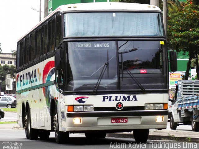 Pluma Conforto e Turismo 3444 na cidade de Santos, São Paulo, Brasil, por Adam Xavier Rodrigues Lima. ID da foto: 1261211.