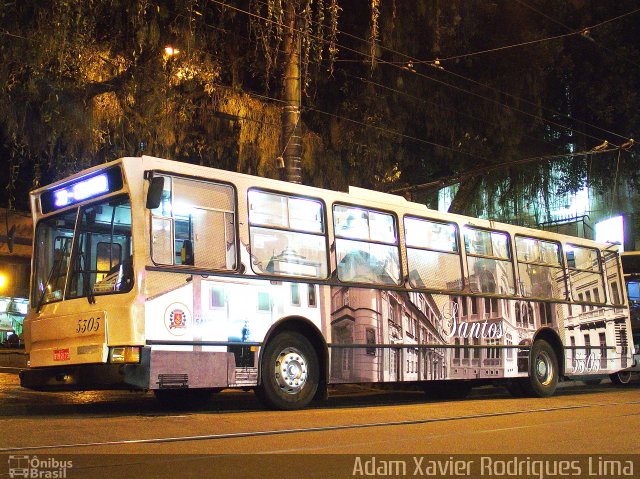 Viação Piracicabana Santos 5305 na cidade de Santos, São Paulo, Brasil, por Adam Xavier Rodrigues Lima. ID da foto: 1261219.