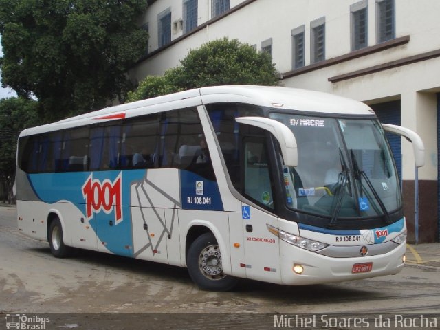 Auto Viação 1001 RJ 108.041 na cidade de Rio de Janeiro, Rio de Janeiro, Brasil, por Michel Soares da Rocha. Número da foto: #1261977.