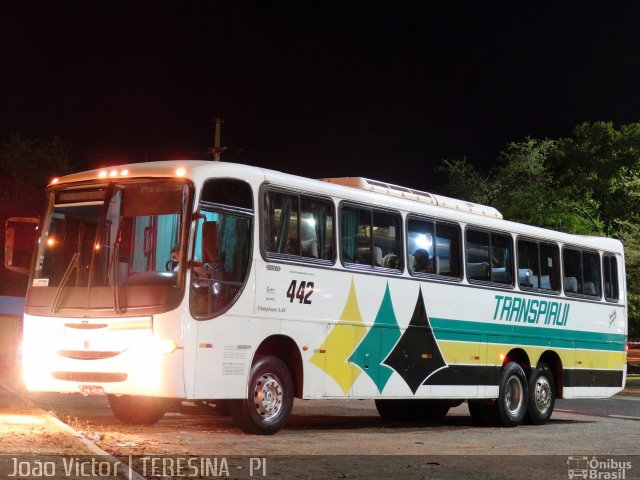 Viação Transpiauí 442 na cidade de Teresina, Piauí, Brasil, por João Victor. ID da foto: 1264074.