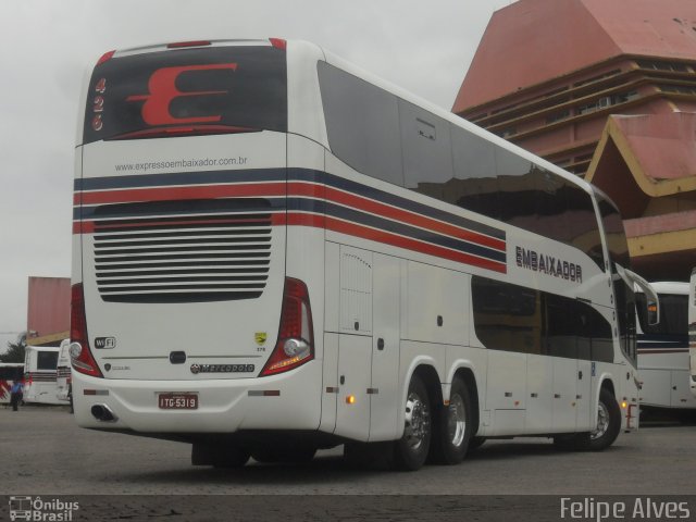 Expresso Embaixador 426 na cidade de Pelotas, Rio Grande do Sul, Brasil, por Felipe Alves. Número da foto: #1264293.