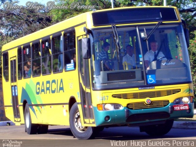 Viação Garcia 7467 na cidade de Maringá, Paraná, Brasil, por Victor Hugo Guedes Pereira. ID da foto: 1263863.