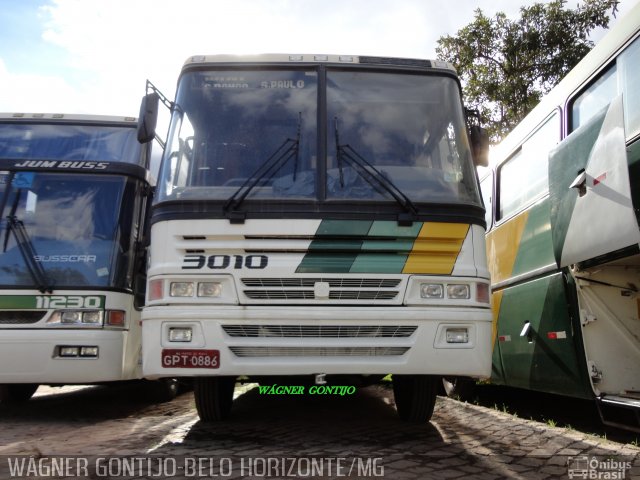 Empresa Gontijo de Transportes 3010 na cidade de Belo Horizonte, Minas Gerais, Brasil, por Wagner Gontijo Várzea da Palma-mg. ID da foto: 1263527.