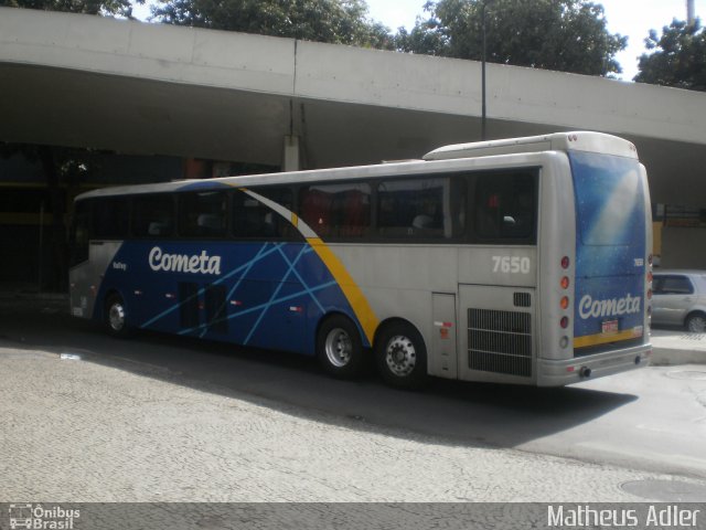 Viação Cometa 7650 na cidade de Belo Horizonte, Minas Gerais, Brasil, por Matheus Adler. ID da foto: 1265629.