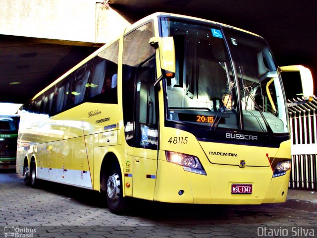Viação Itapemirim 48115 na cidade de Belo Horizonte, Minas Gerais, Brasil, por Otávio Silva. Número da foto: #1265633.