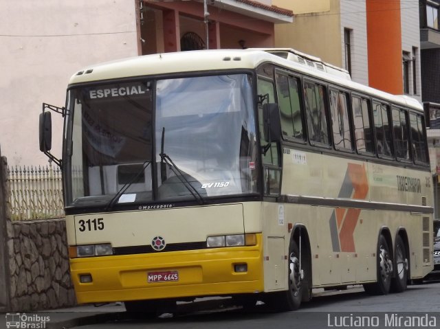 Transinhapim Turismo 3115 na cidade de Viçosa, Minas Gerais, Brasil, por Luciano Miranda. Número da foto: #1266636.