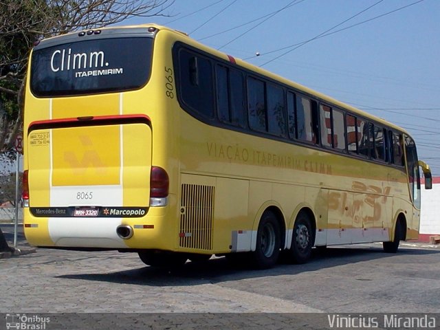 Viação Itapemirim 8065 na cidade de São José dos Campos, São Paulo, Brasil, por Vinicius Miranda. ID da foto: 1266684.