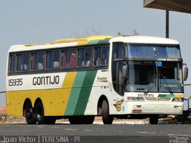 Empresa Gontijo de Transportes 15935 na cidade de Teresina, Piauí, Brasil, por João Victor. ID da foto: 1265880.