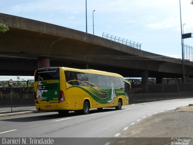 Expresso Caxiense 7036 na cidade de Porto Alegre, Rio Grande do Sul, Brasil, por Daniel Nascimento  Trindade. ID da foto: 1265218.