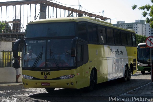 Viação Nordeste 0750 na cidade de Fortaleza, Ceará, Brasil, por Peterson Pedrosa. Número da foto: #1266340.