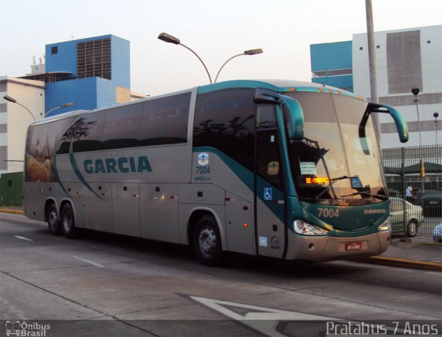 Viação Garcia 7004 na cidade de São Paulo, São Paulo, Brasil, por Cristiano Soares da Silva. Número da foto: #1267085.