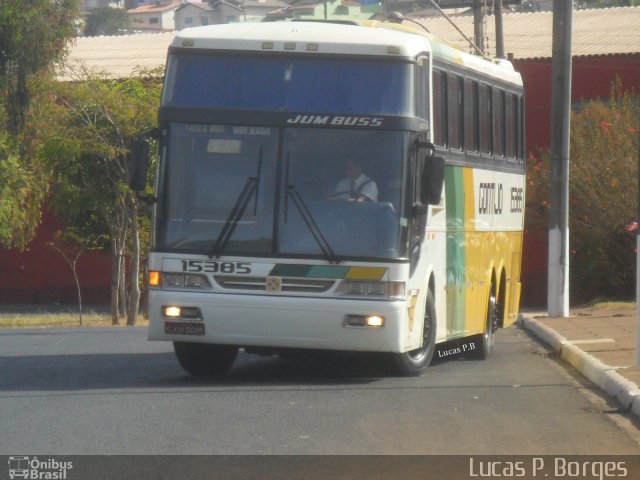 Empresa Gontijo de Transportes 15385 na cidade de Araxá, Minas Gerais, Brasil, por Lucas Borges . Número da foto: #1267424.