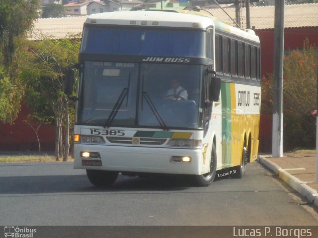 Empresa Gontijo de Transportes 15385 na cidade de Araxá, Minas Gerais, Brasil, por Lucas Borges . ID da foto: 1267424.