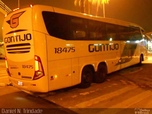 Empresa Gontijo de Transportes 18475 na cidade de Santo André, São Paulo, Brasil, por Daniel Nascimento  Trindade. Número da foto: #1267027.