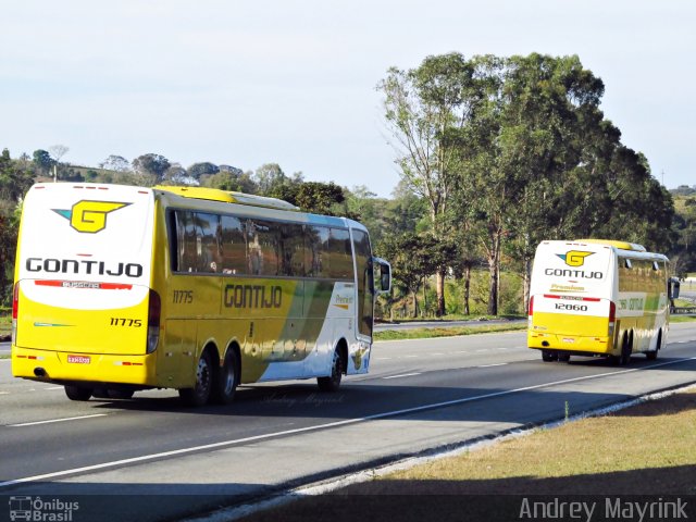 Empresa Gontijo de Transportes 11775 na cidade de Ribeirão Vermelho, Minas Gerais, Brasil, por Andrey Gustavo. ID da foto: 1268105.