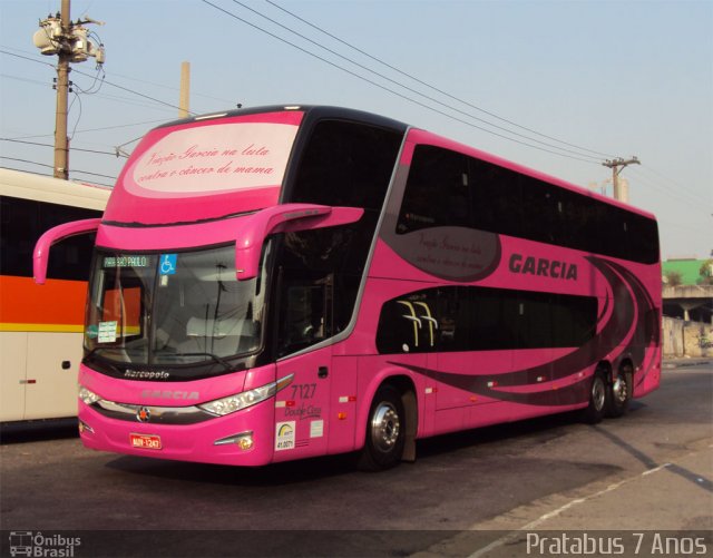 Viação Garcia 7127 na cidade de São Paulo, São Paulo, Brasil, por Cristiano Soares da Silva. Número da foto: #1267095.