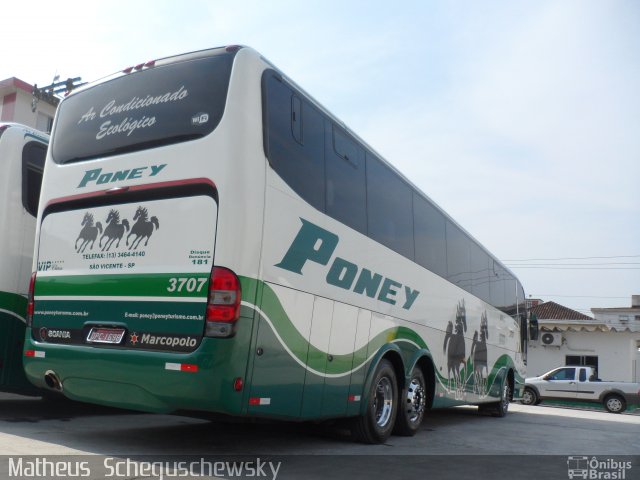 Trans Poney 3707 na cidade de São Vicente, São Paulo, Brasil, por Matheus  Scheguschewsky. Número da foto: #1267874.