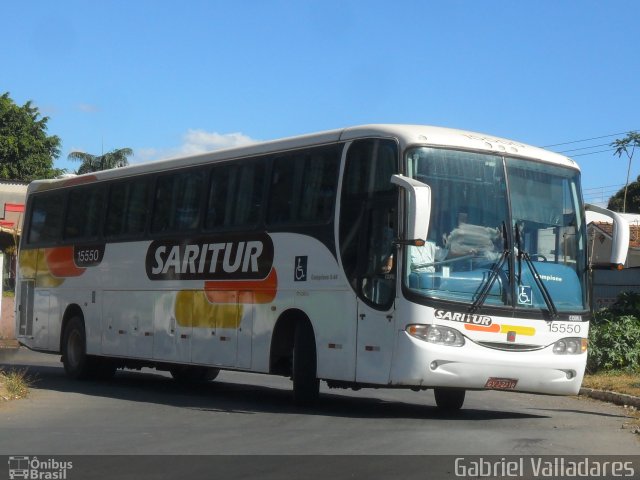 Saritur - Santa Rita Transporte Urbano e Rodoviário 15550 na cidade de Sete Lagoas, Minas Gerais, Brasil, por Gabriel Valladares. ID da foto: 1267561.