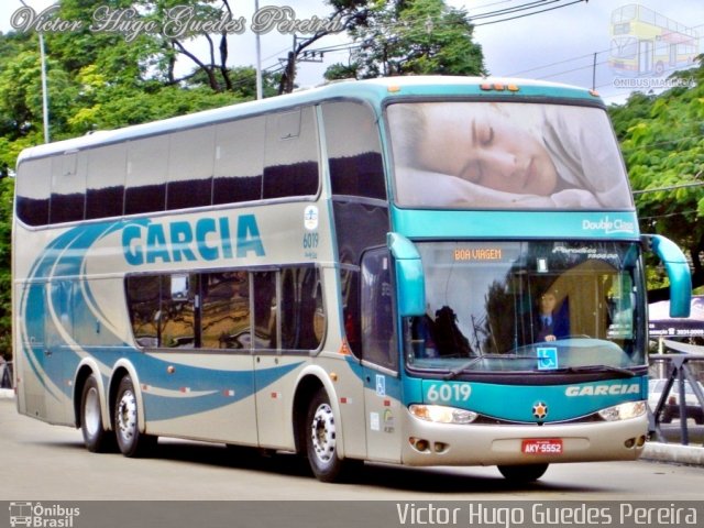 Viação Garcia 6019 na cidade de Maringá, Paraná, Brasil, por Victor Hugo Guedes Pereira. Número da foto: #1267263.