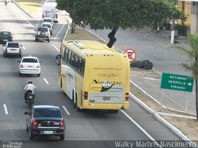 Viação Nordeste 1140 na cidade de Natal, Rio Grande do Norte, Brasil, por Walky Martins Nascimento. Número da foto: #1269546.